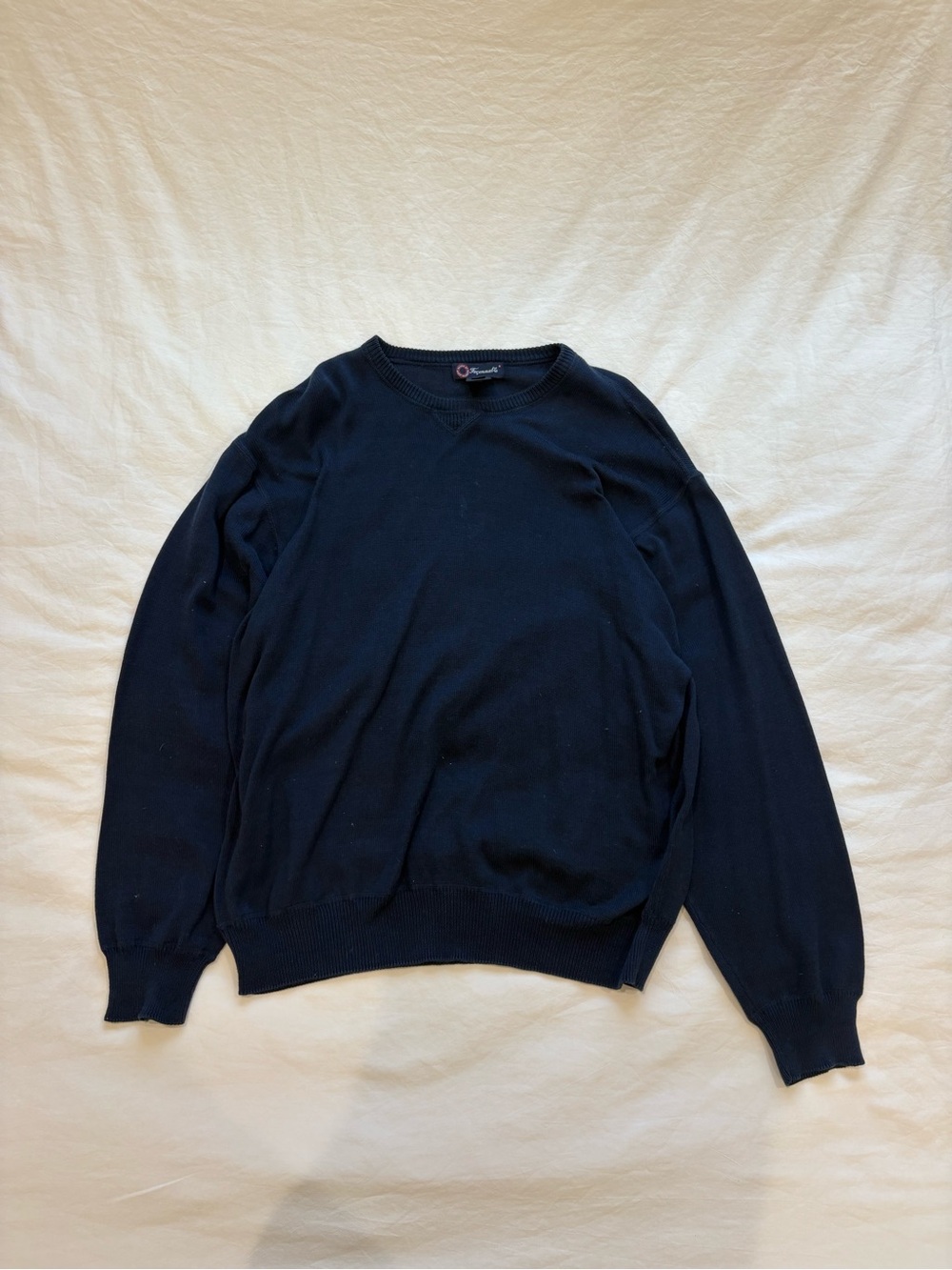 Faconnable Mens Dark Blue Sweatshirt
